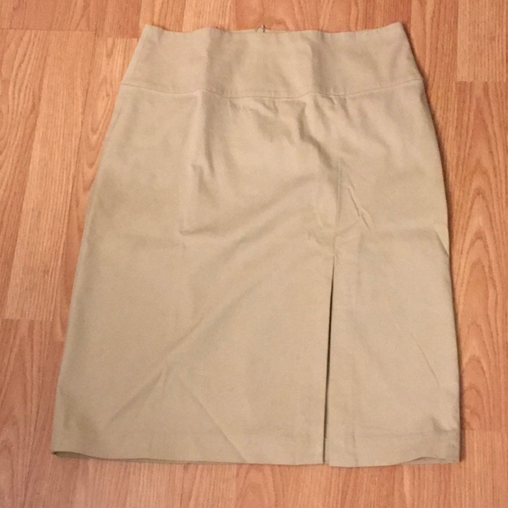 Tan Banana Republic Pencil Skirt